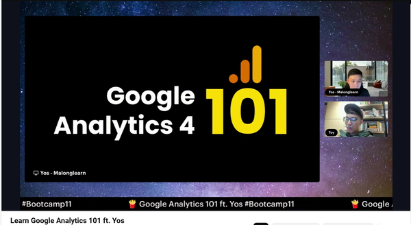 สรุป GA4 101 DataRockie x K’Yos Malonglearn